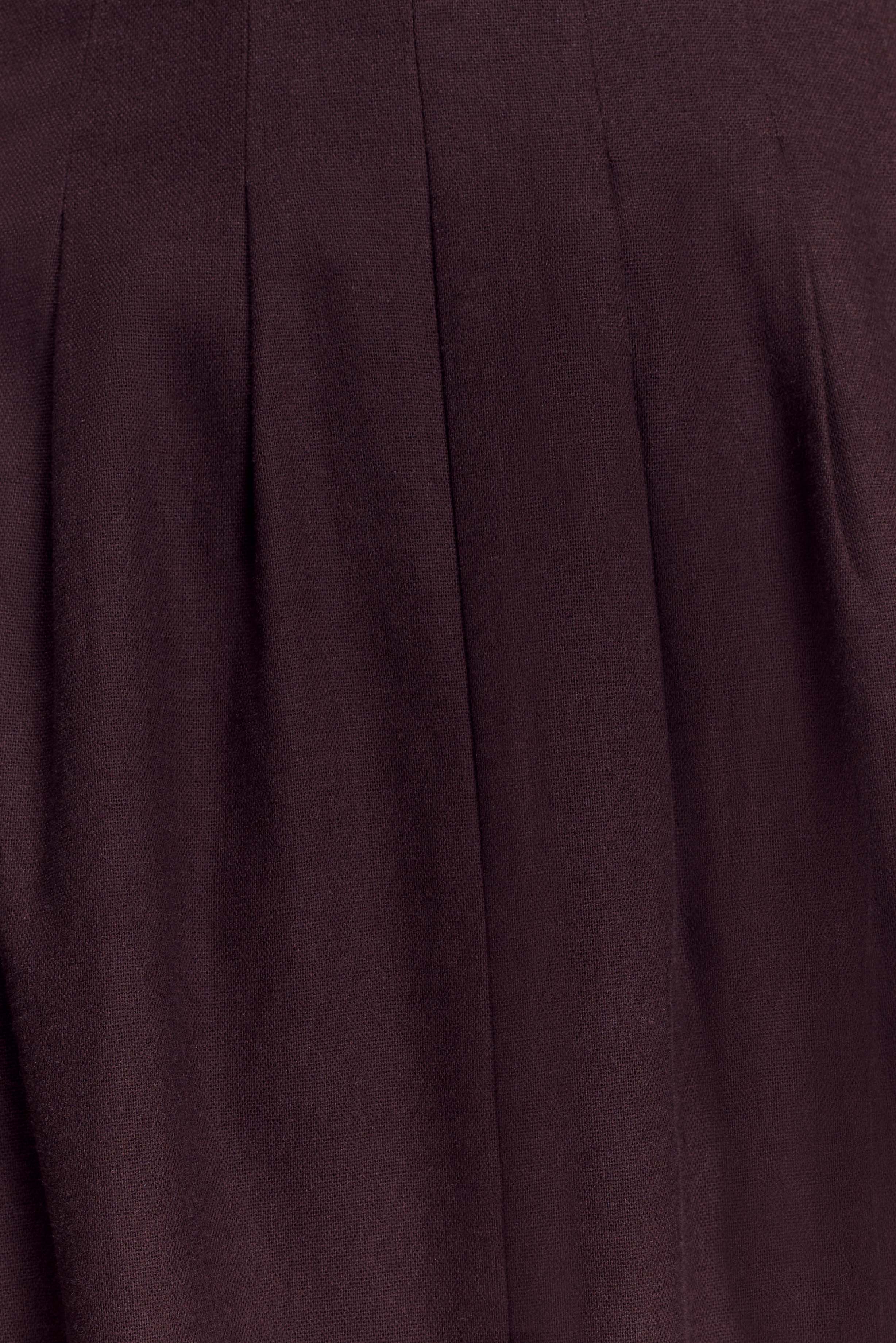 Aysha Buttoned Linen Midi Dress - Chocolate