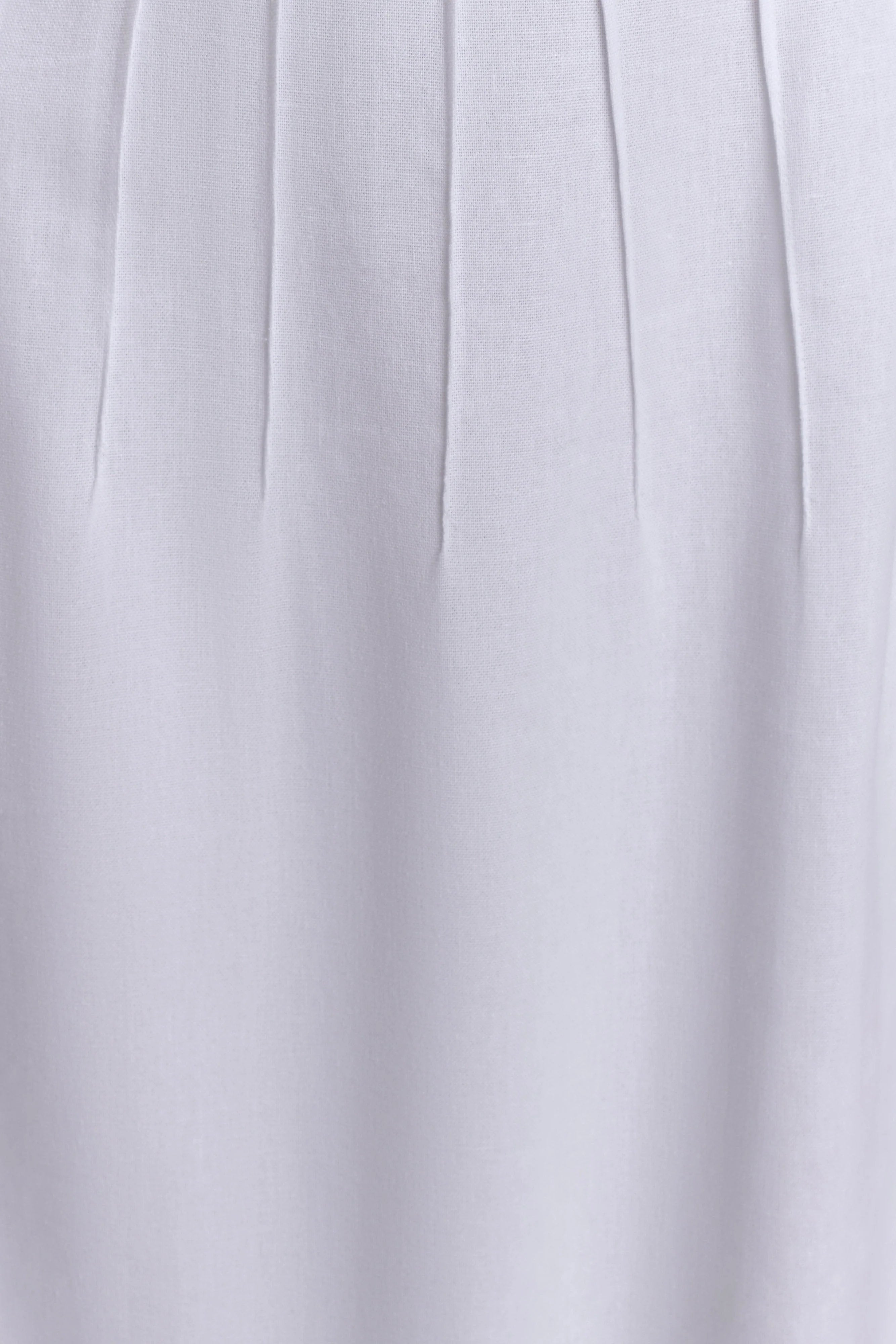 Sofie Pintuck Linen Maxi Dress - White